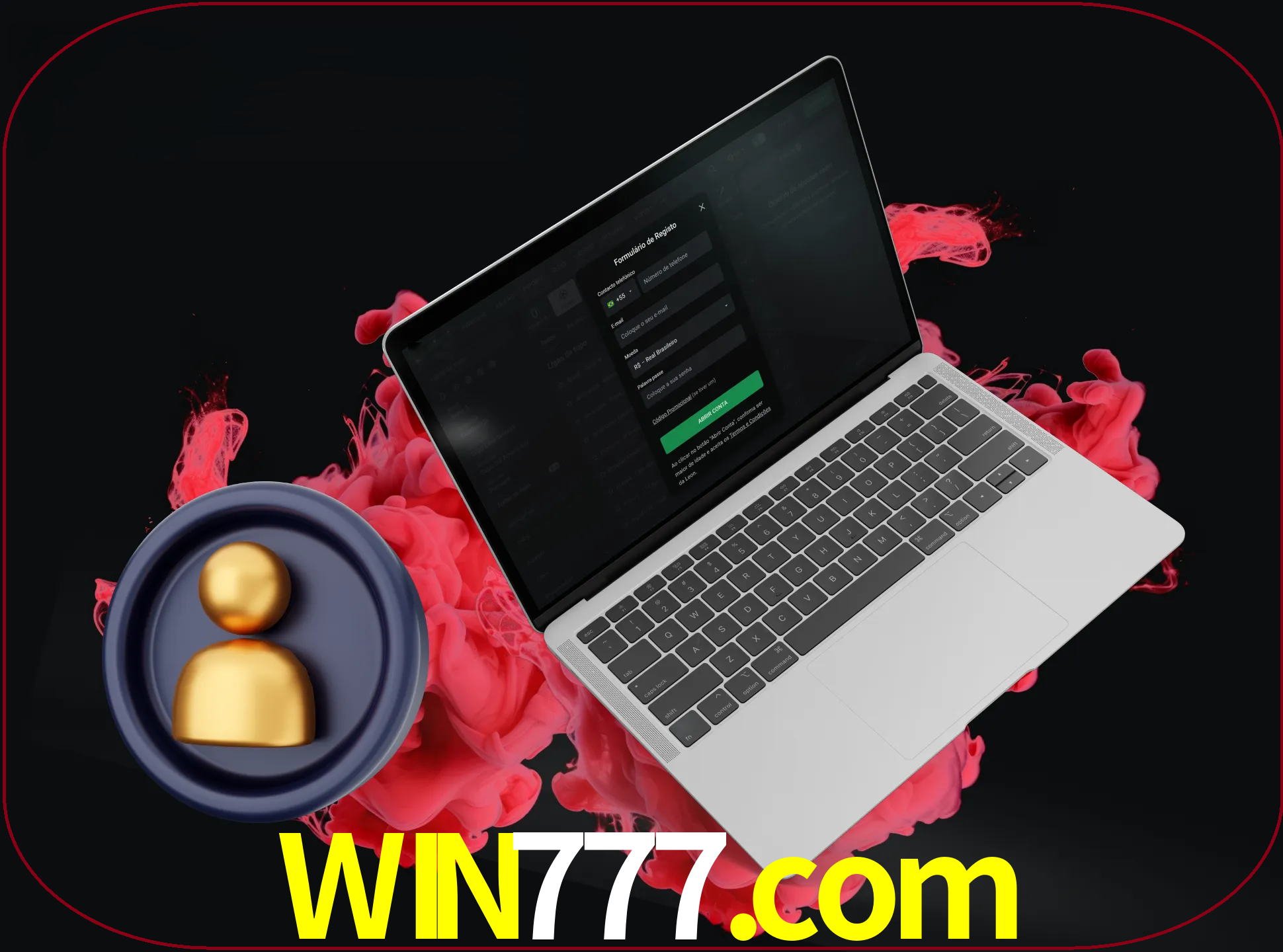 No cabeçalho do site win777, clique no botão que o levará a um formulário especial onde terá de introduzir as suas informações actuais.